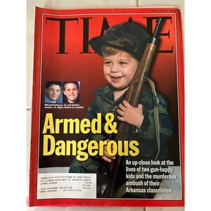 TIME Magazine April 6 1998 Armed & Dangerous Arkansas School Shooting News